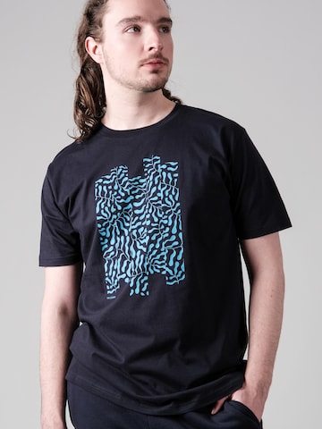 FANTASTIC REALITY STUDIOS Shirt 'OCEAN – Bio-Baumwolle' in Blue
