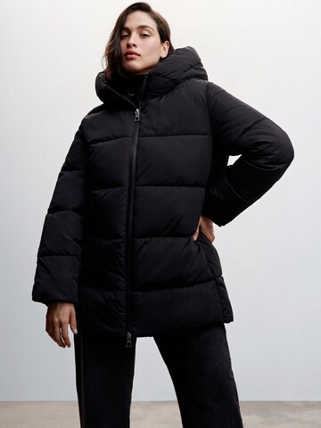 MANGO Winter Jacket 'TOKYO' in Black