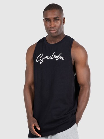 Smilodox Functioneel shirt 'Bennet' in Zwart: voorkant