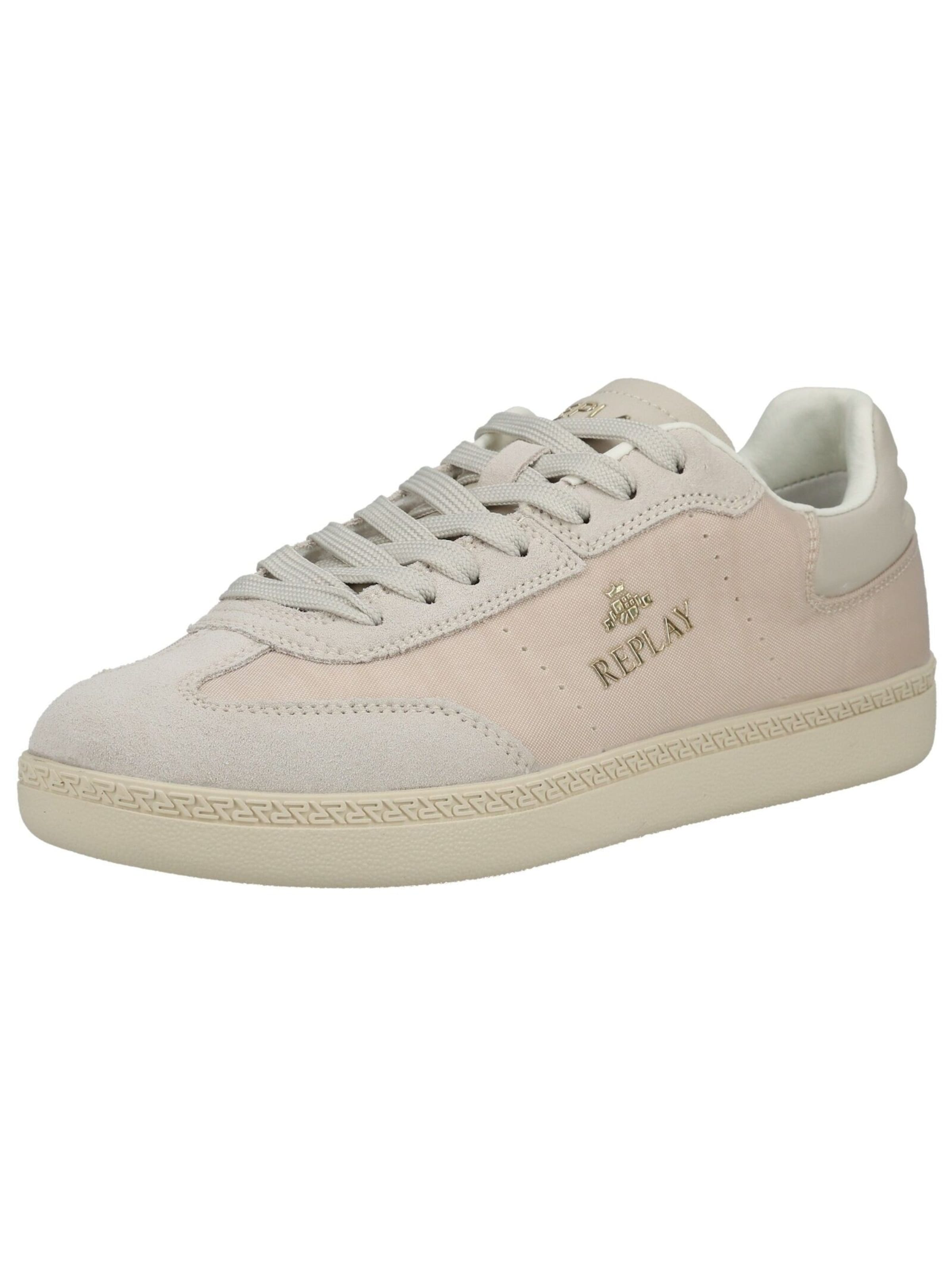 Baskets basses REPLAY en beige : devant