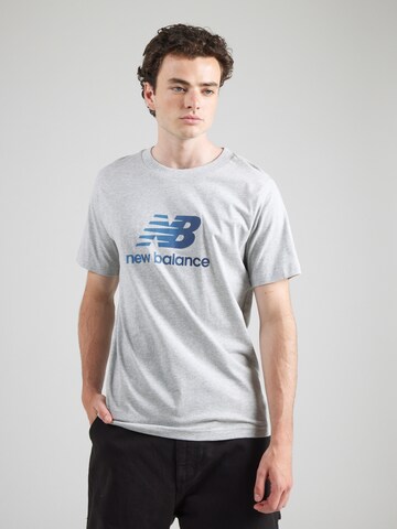 new balance Тениска в сиво: отпред