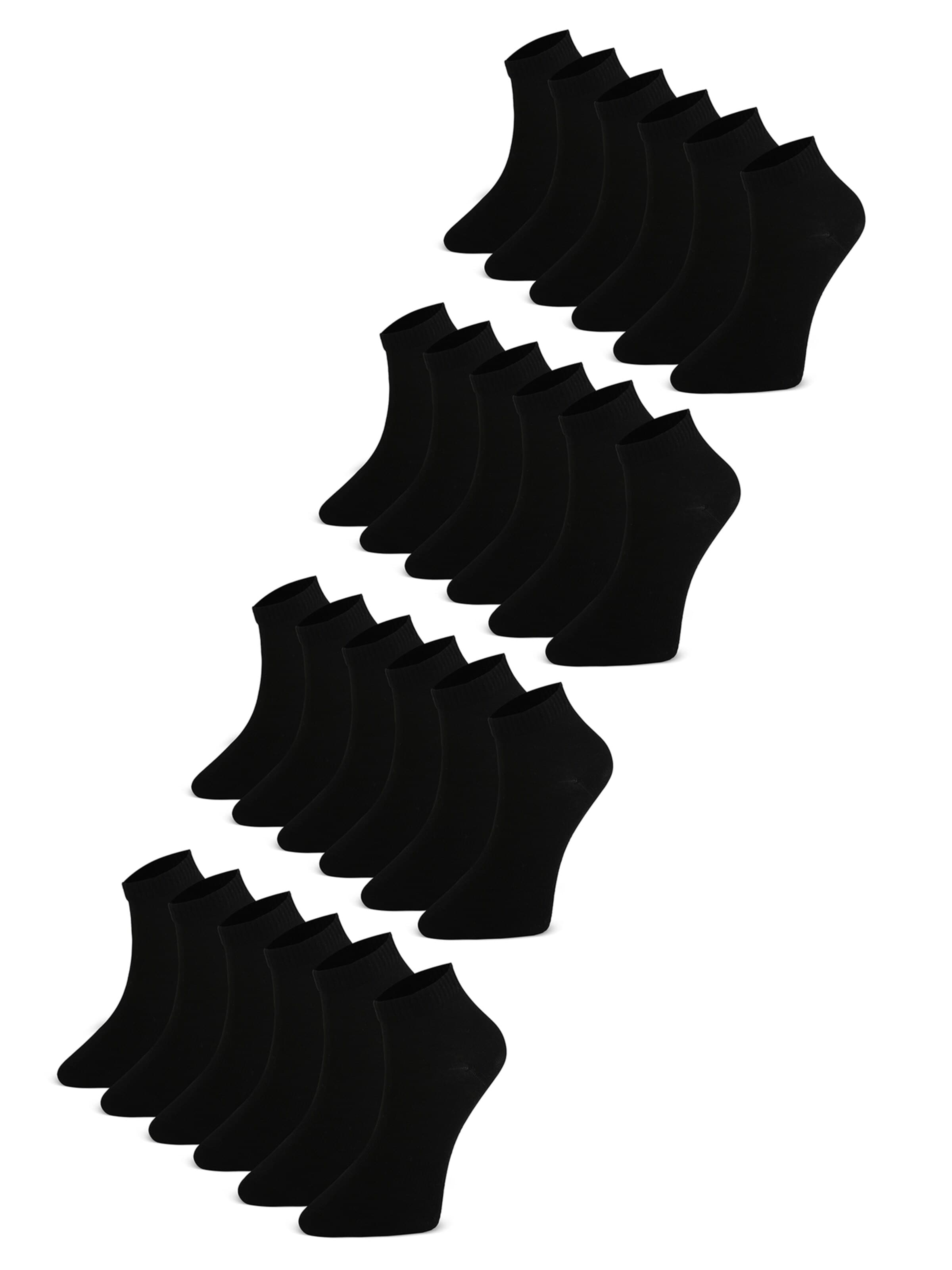 Crea SocksStopalice 'Regular' - crna boja: prednji dio