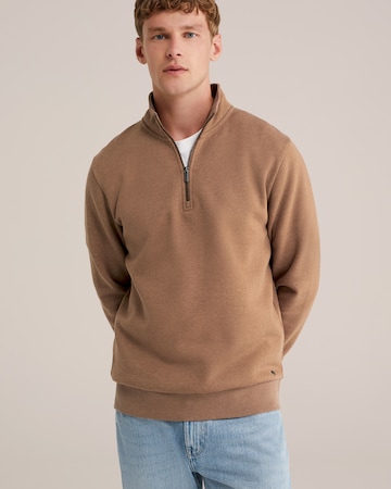 WE Fashion Sweatshirt i brun: forside