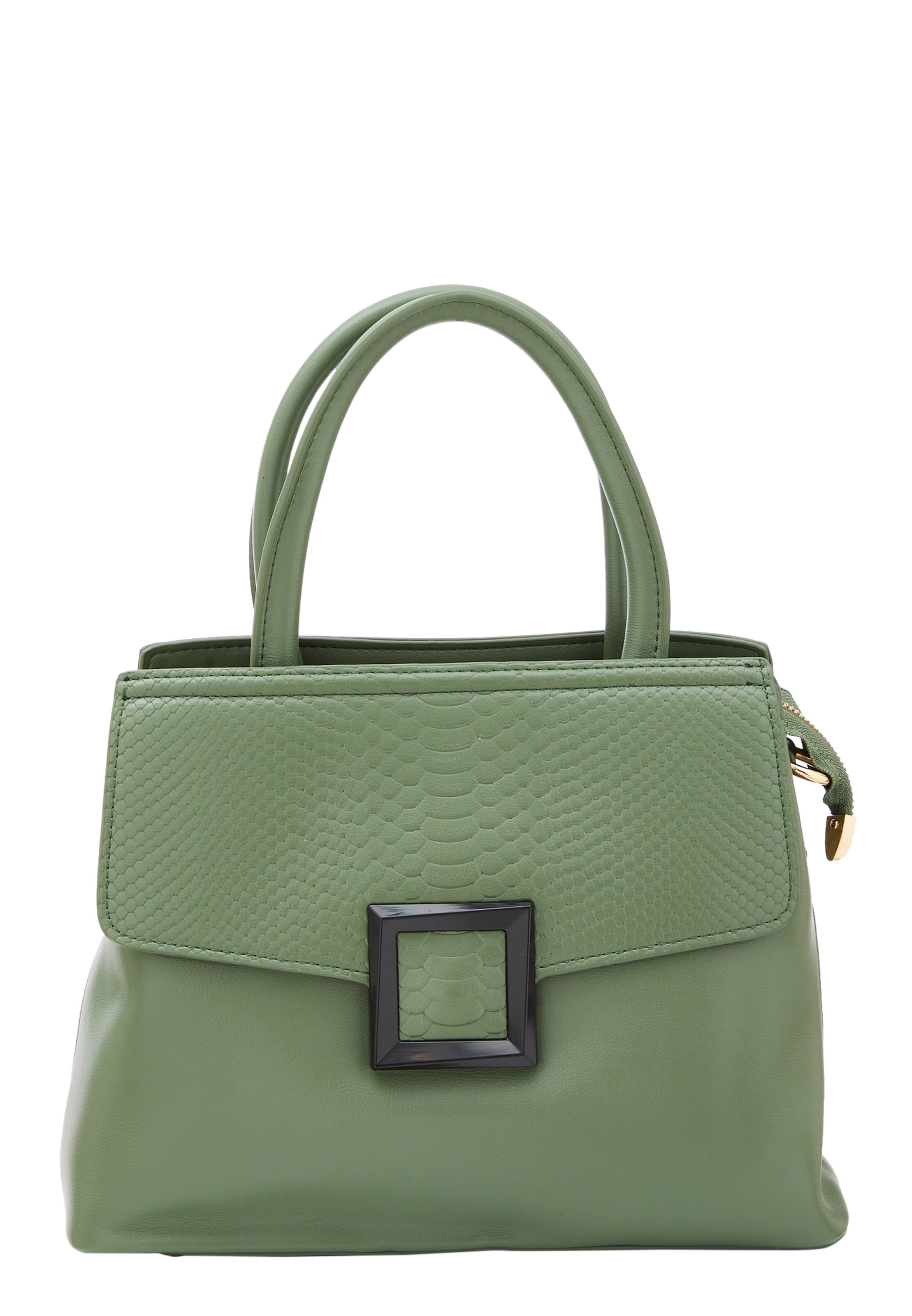 zaļš Usha Rokassomiņa: no priekšpuses