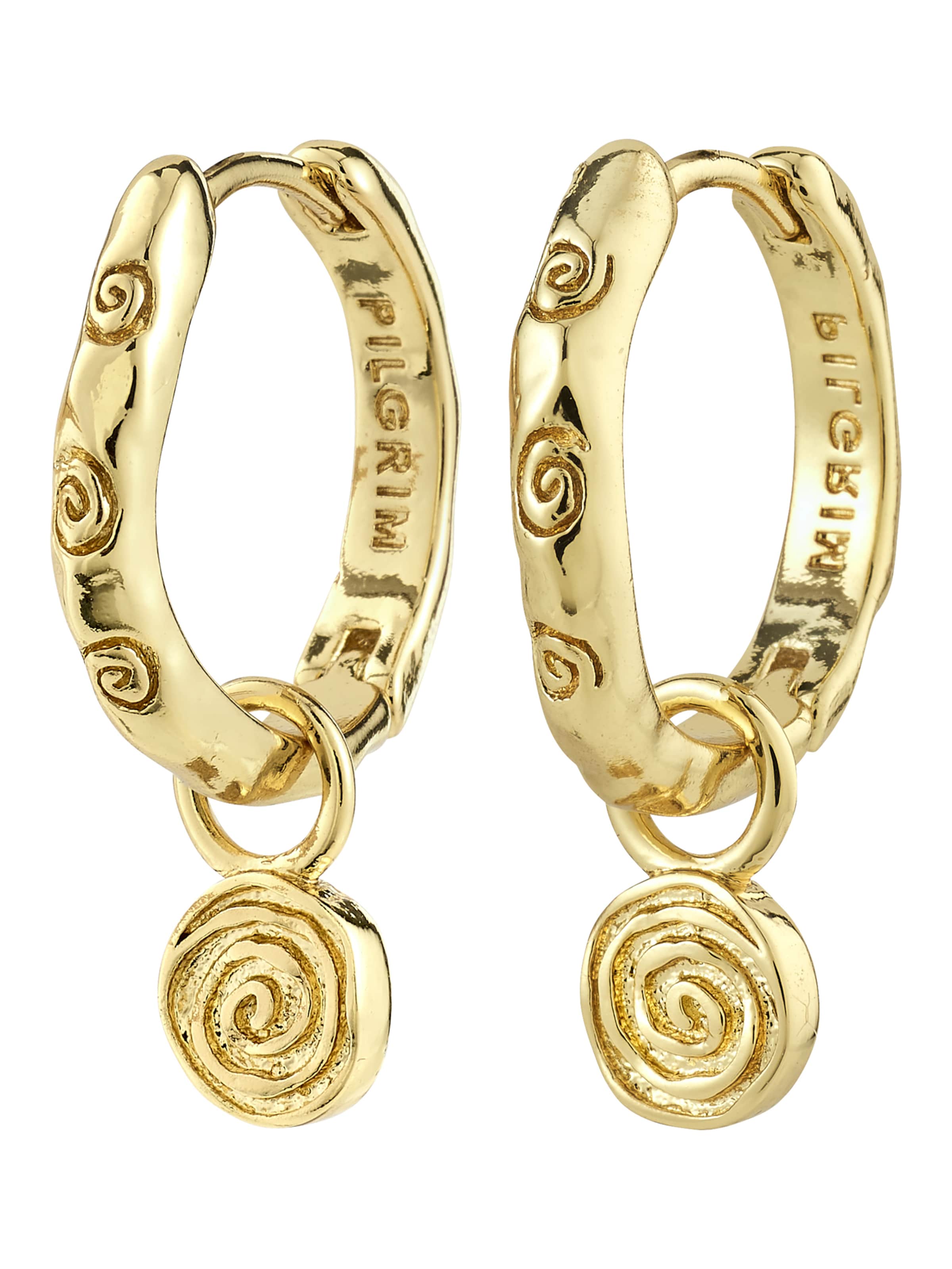 Pilgrim Обеци 'Fire' в злато, Преглед на продукта