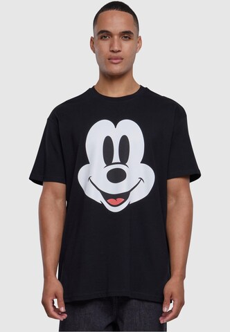 MT Upscale Paita 'Disney 100 Mickey Face' värissä musta