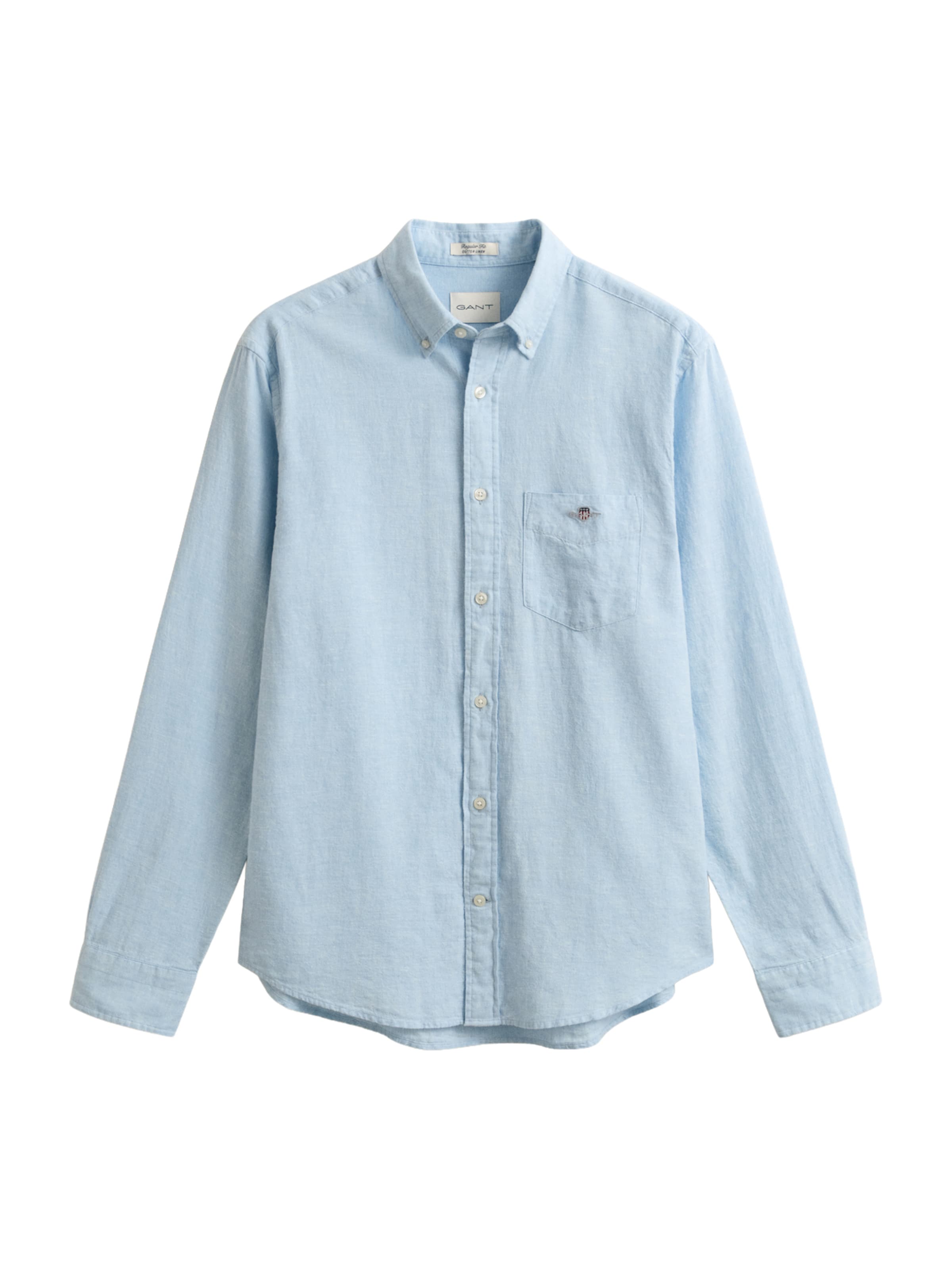 GANT - Regular Fit Camisa clássica em azul: frente