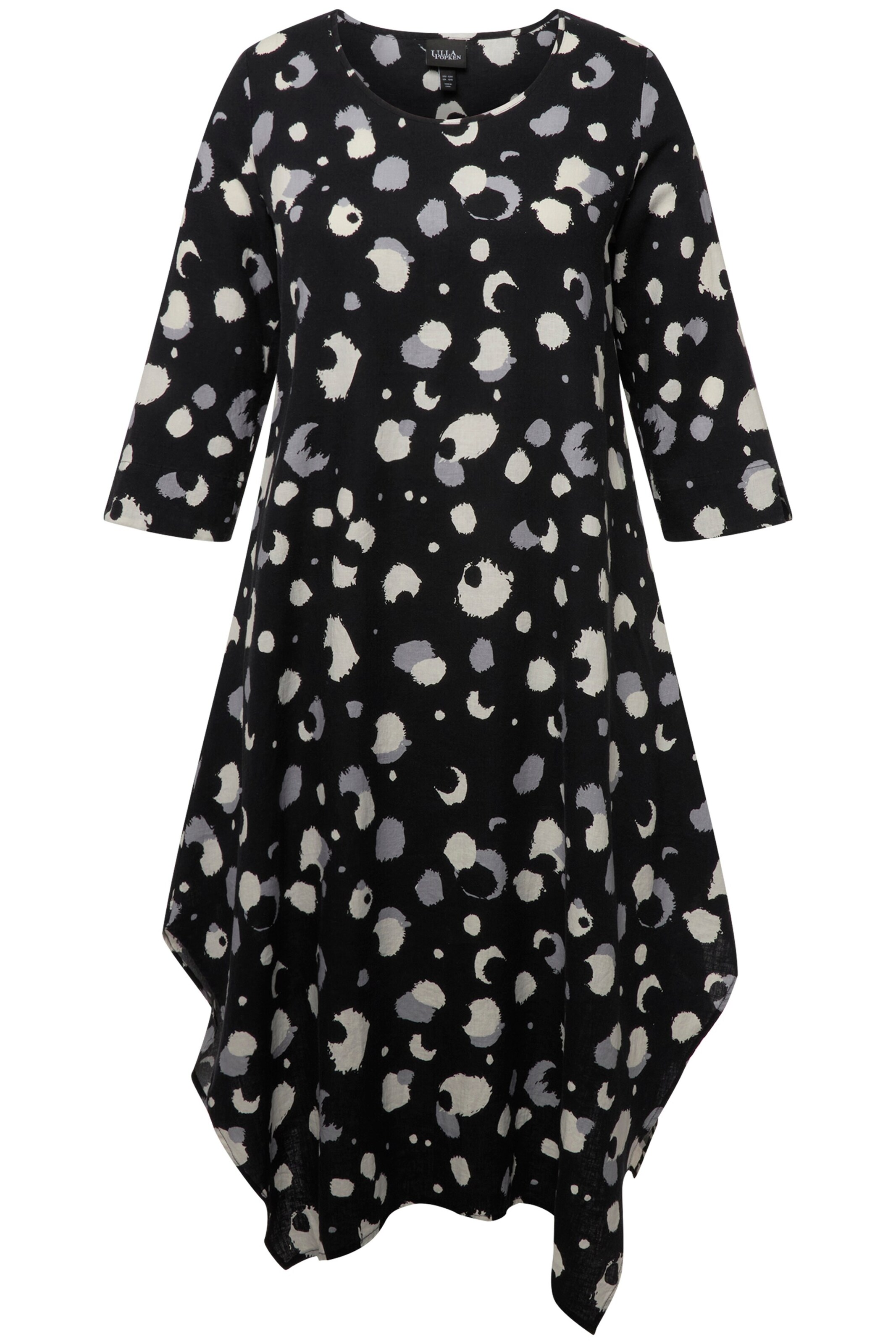 Ulla Popken Kleid in Schwarz: Vorderseite