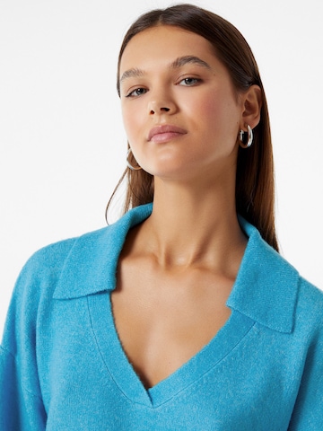 Pull-over Bershka en bleu