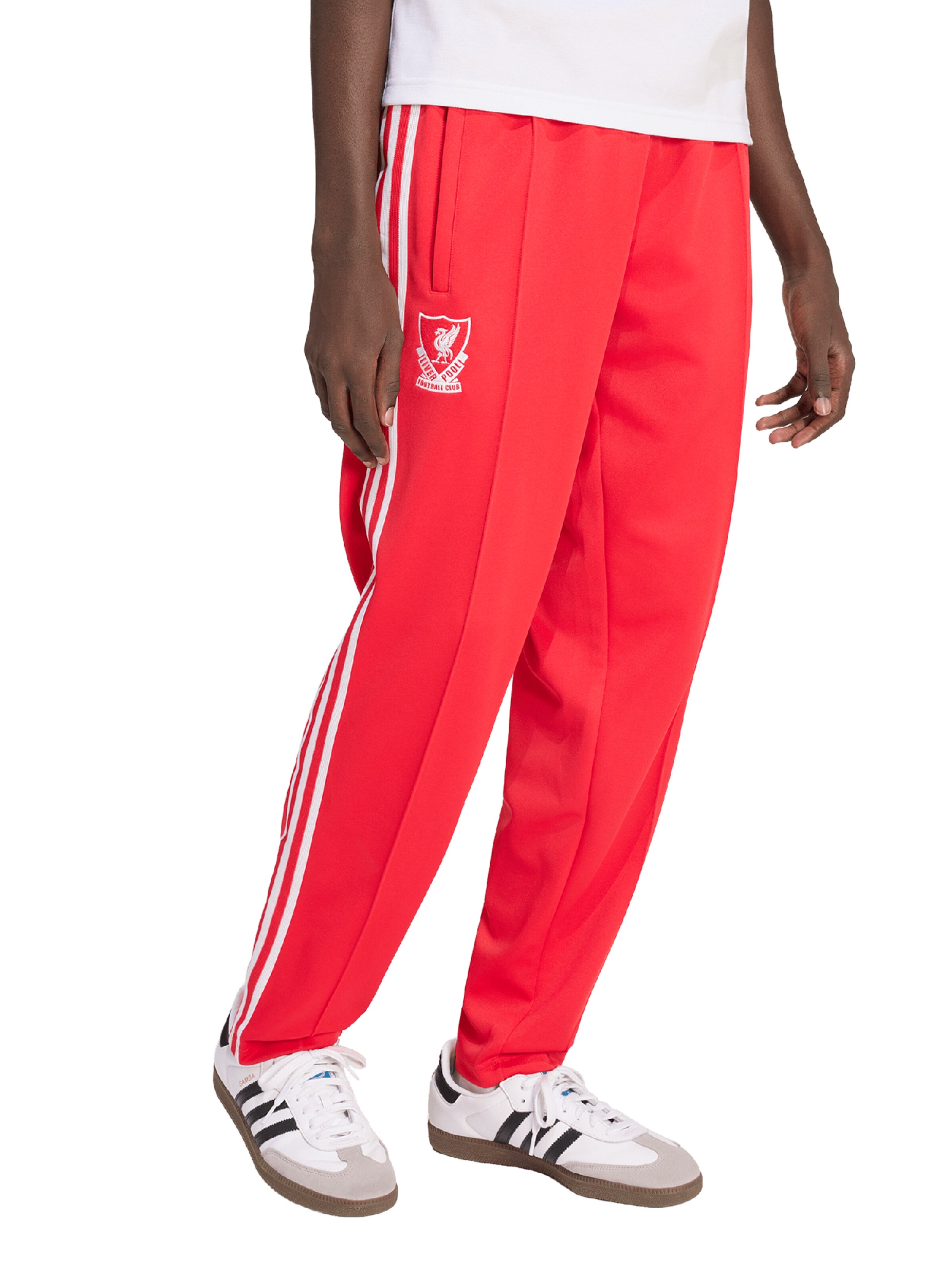 raudona ADIDAS PERFORMANCE Standartinis Sportinės kelnės 'Liverpool FC': priekis