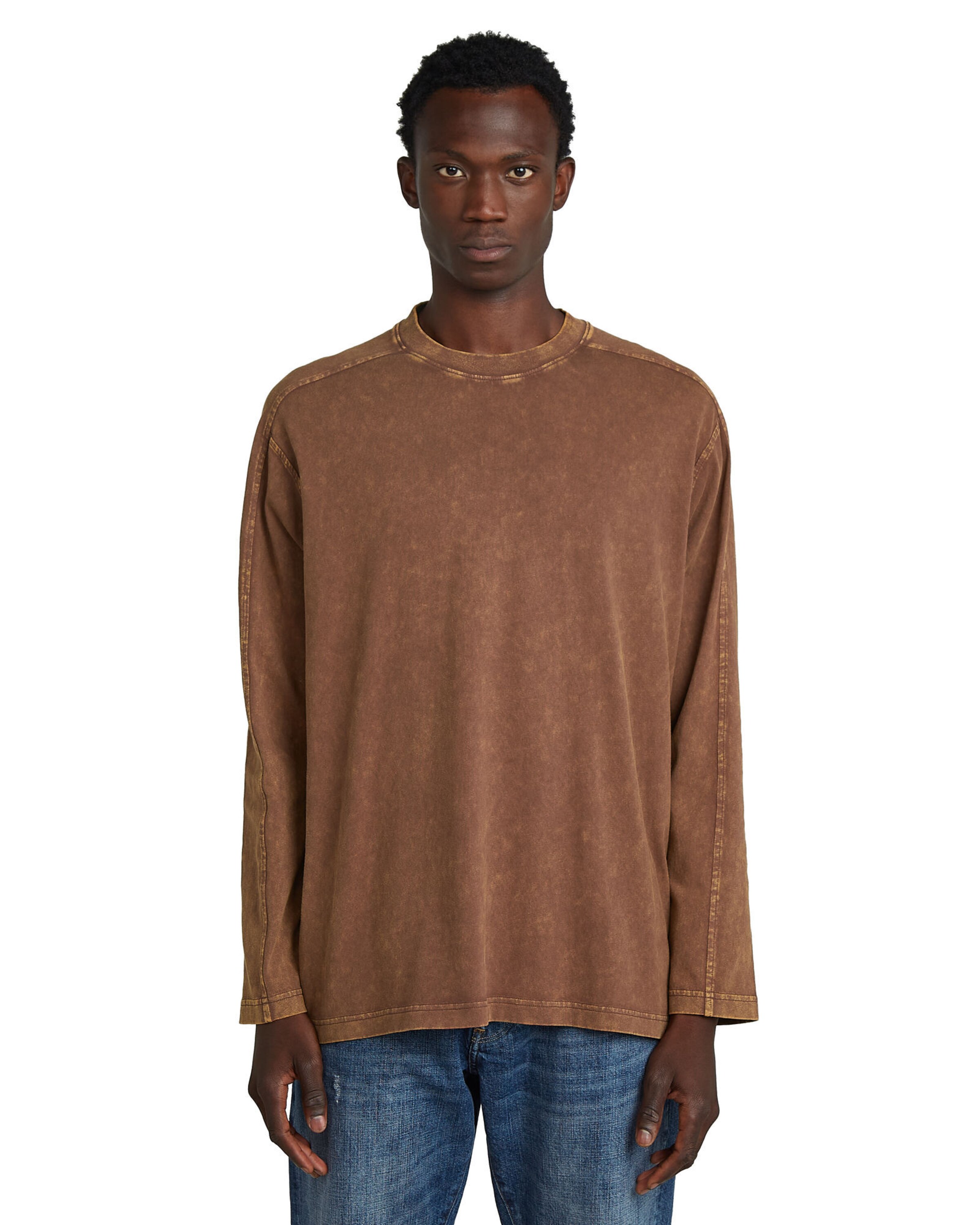 G-STAR Shirt in Brown: front