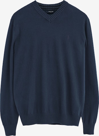 Polo Club Pullover in Blau: Vorderseite
