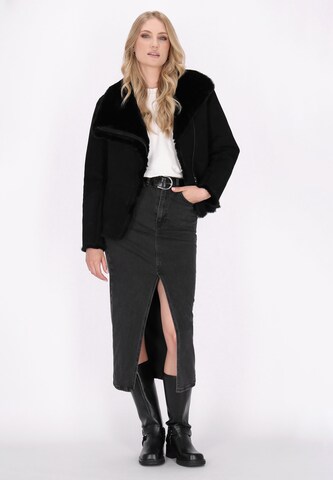 DreiMaster Vintage Winterjas in Zwart