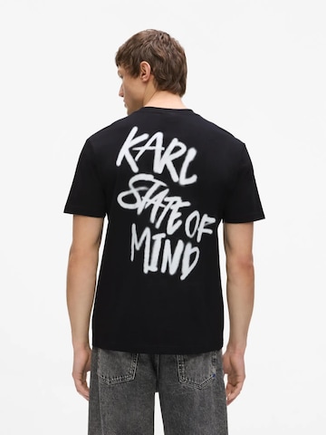 KARL LAGERFELD JEANS Футболка в Черный: спереди