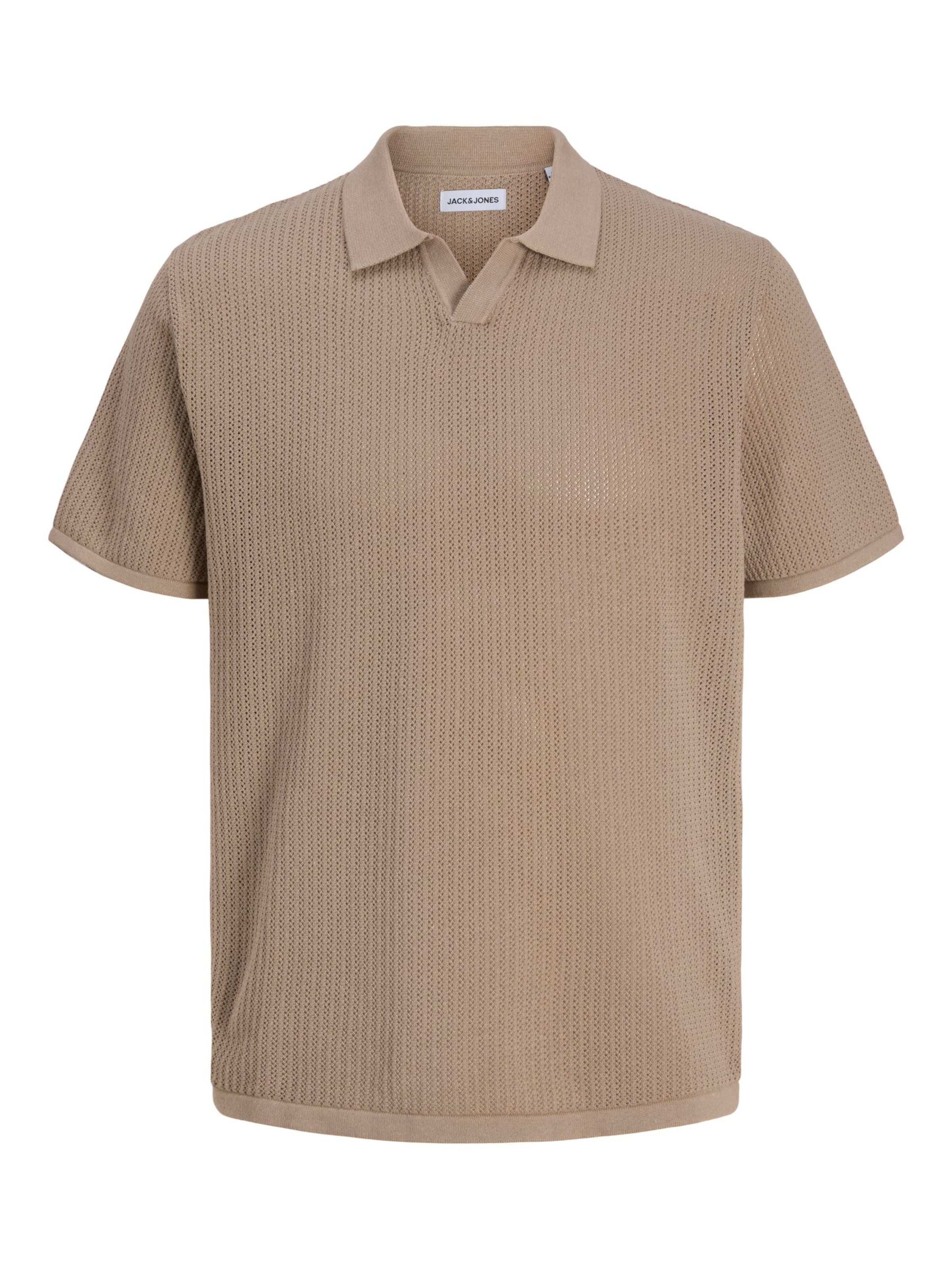JACK & JONES - Camiseta en beige: frente