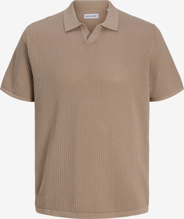 JACK & JONES - Camiseta en beige: frente