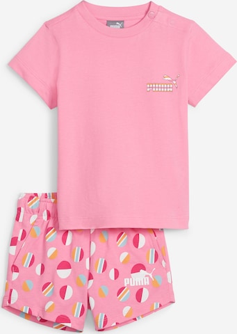 PUMA - Conjuntos 'ESS+ Summer Camp' em rosa: frente