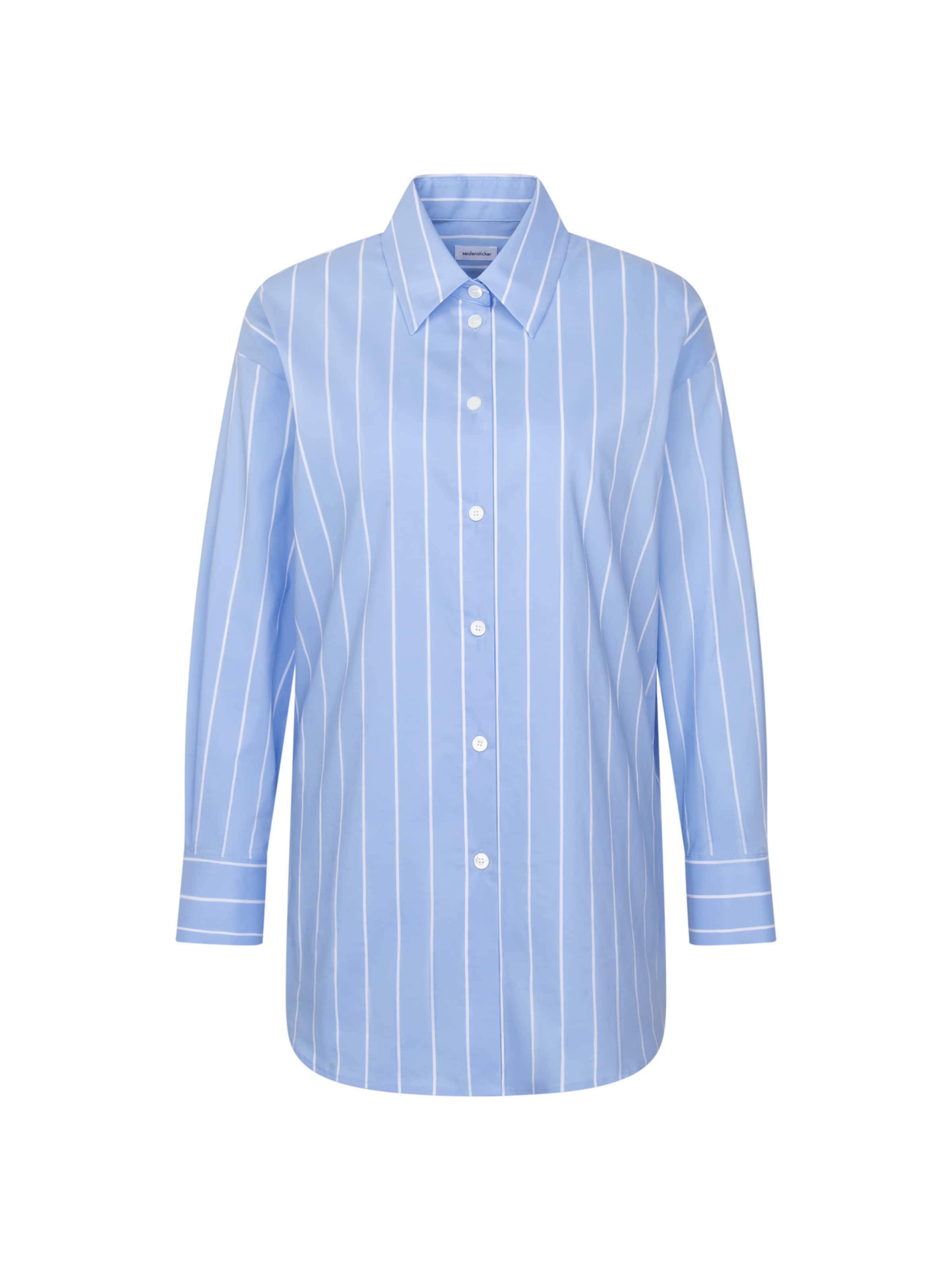 Chemisier SEIDENSTICKER en bleu : devant