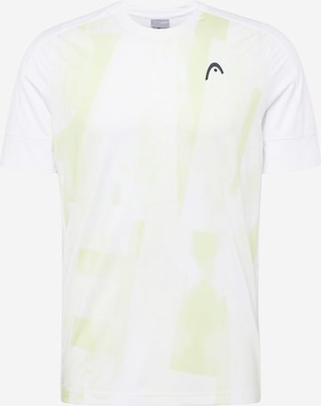 HEAD Λειτουργικό μπλουζάκι 'PADEL' σε λευκό: μπροστά