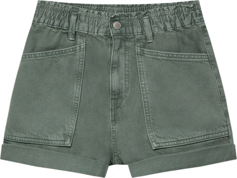 Pull&Bear Regular Shorts in Khaki Pull&Bear Regular Shorts in Khaki