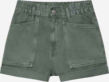 Pull&Bear Regular Jeans in Green: front