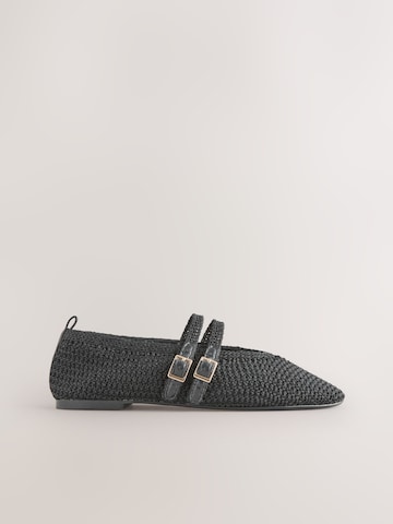 Next - Bailarinas con hebilla 'Forever Comfort' en negro