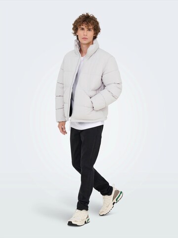 Veste d’hiver 'ONSPACK' Only & Sons en gris