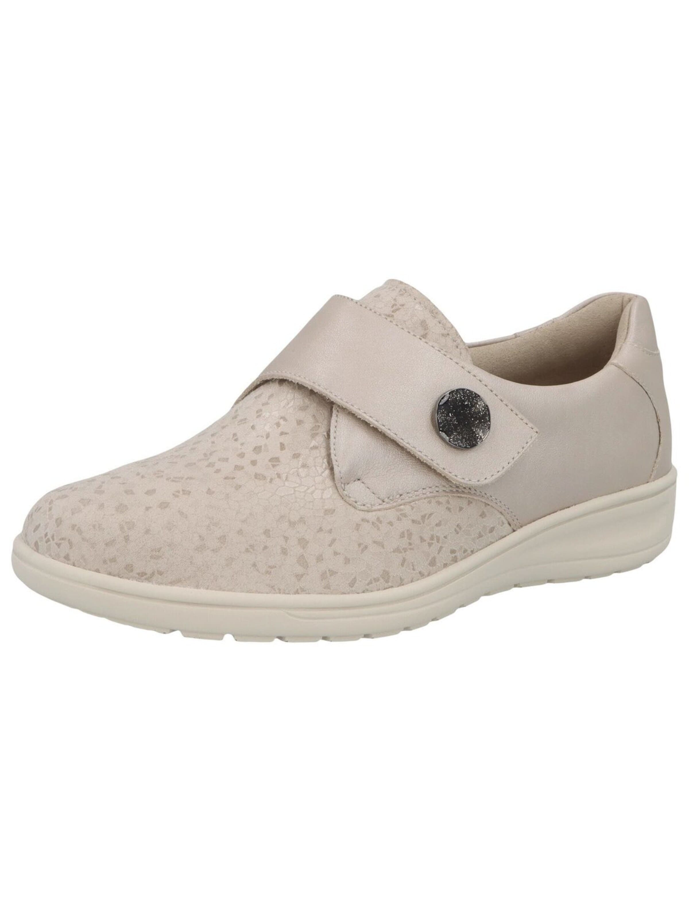 SOLIDUS Mocassins 'Slipper Damen 29506 40559 Echtleder in beige' in Beige: voorkant