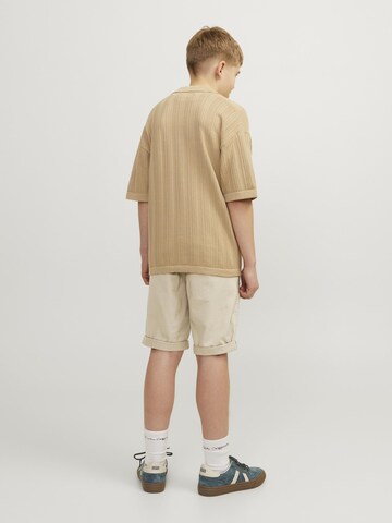 JACK & JONES MINI Regular Pants 'JPSTDavid' in Beige