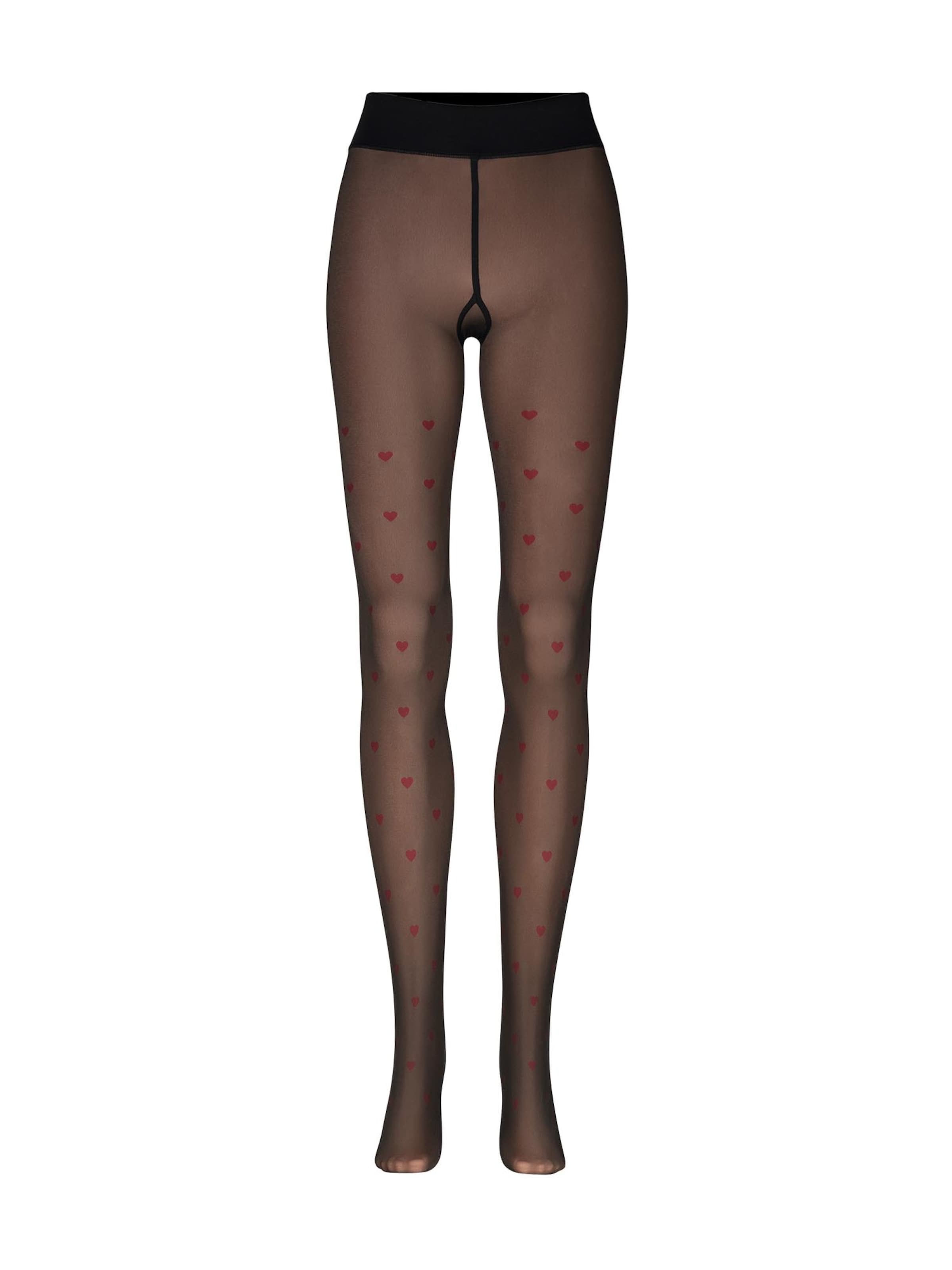 Nur Die - Leotardos finos ' Warm & transparent robust 80 DEN ' en negro: frente