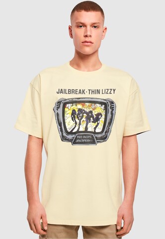 Merchcode T-Shirt 'Thin Lizzy - Jailbreak' in Gelb: predná strana