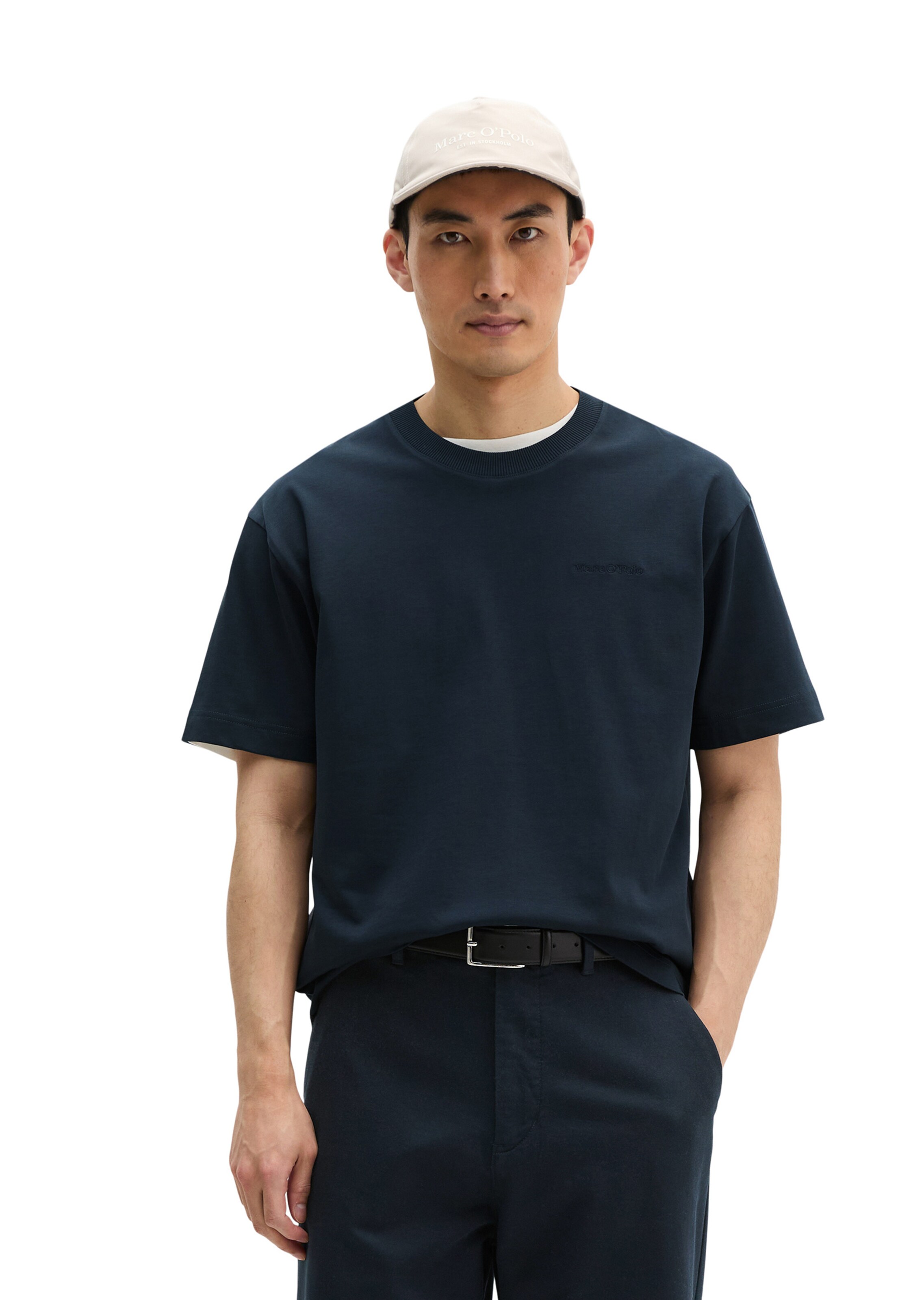 Marc O'Polo Shirt in Blauw: voorkant