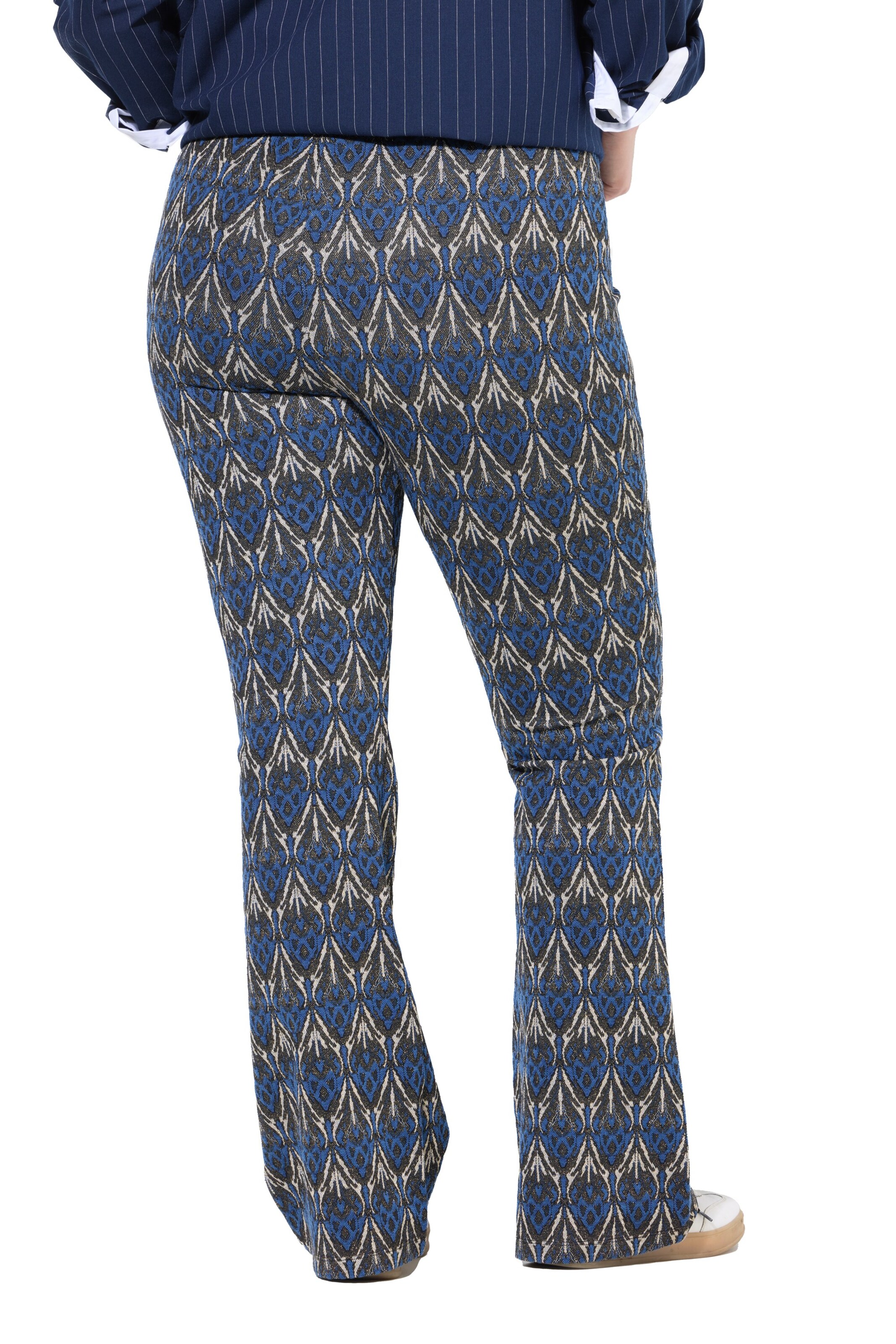 Studio Untold Flared Hose in Blau