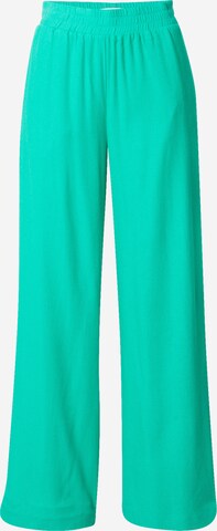 minimum Wide leg Broek in Groen: voorkant