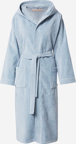 rosemunde Long Bathrobe in Blue: front