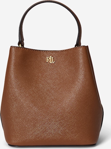 Poșete de la Lauren Ralph Lauren pe maro: față
