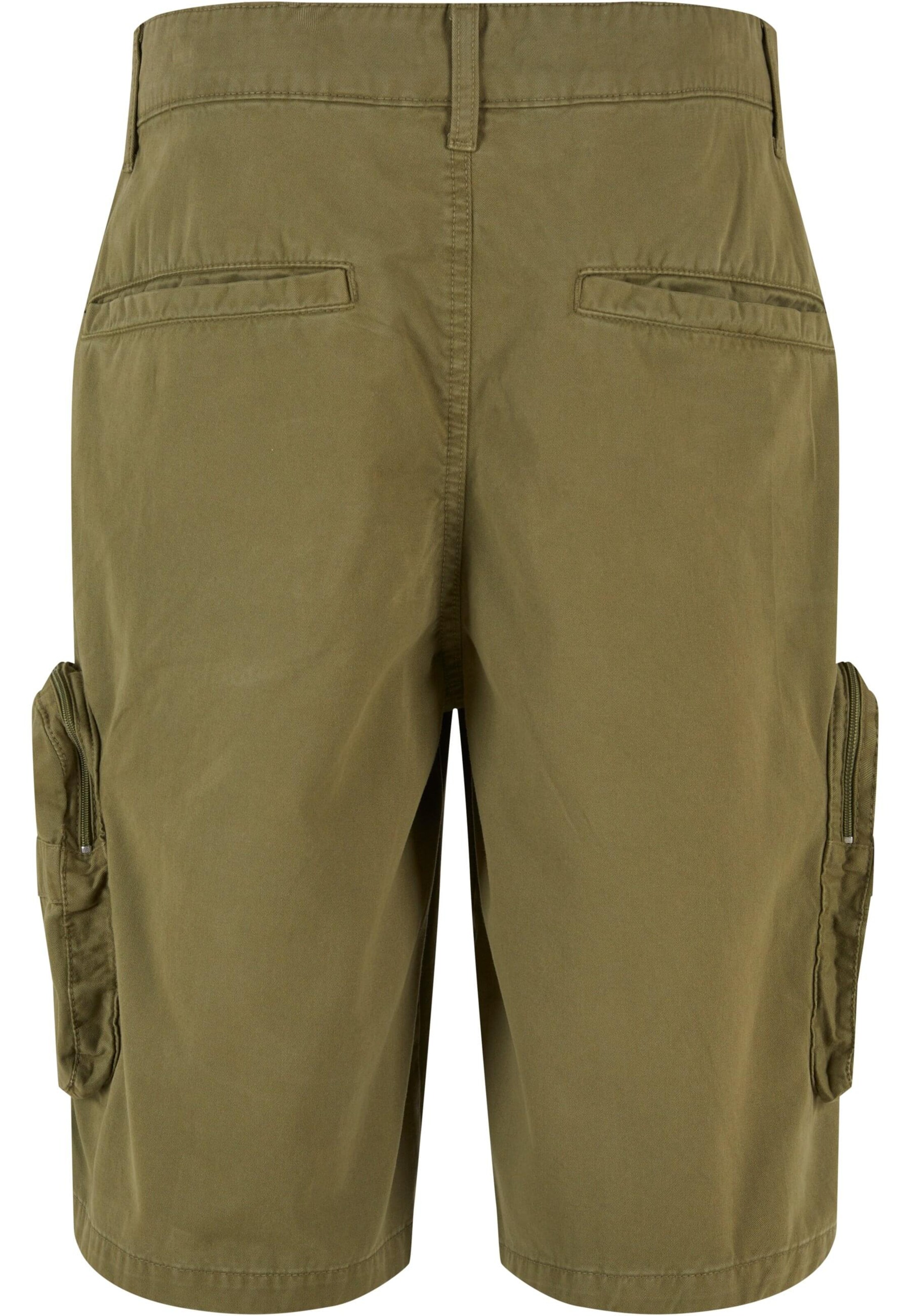 Urban Classics Liibuv Klapptaskutega püksid, värv roheline