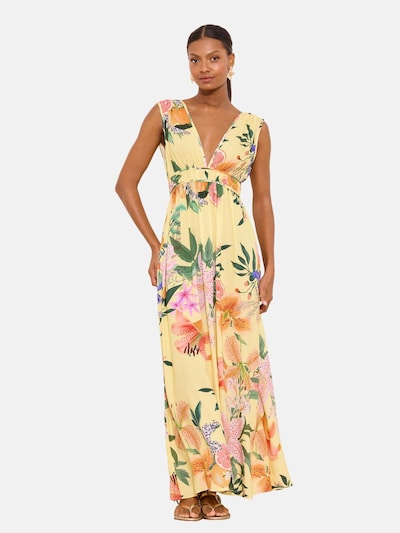 Friends Like These Evening dress in 36 in Yellow / Dark green / Light orange / Dusky pink, Item view