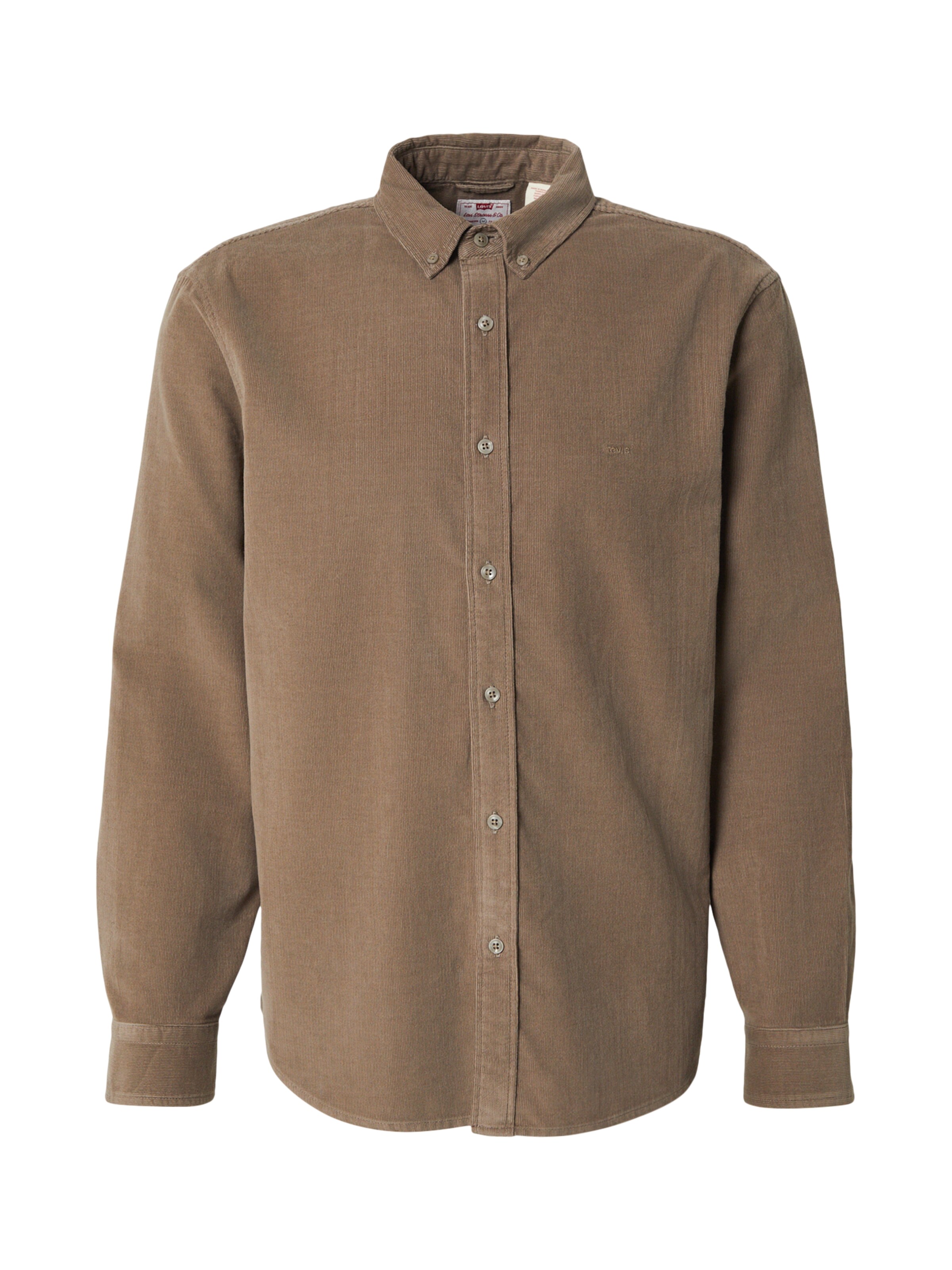 LEVI'S ® Regular Fit Hemd 'AUTHENTIC' in Braun: Vorderseite