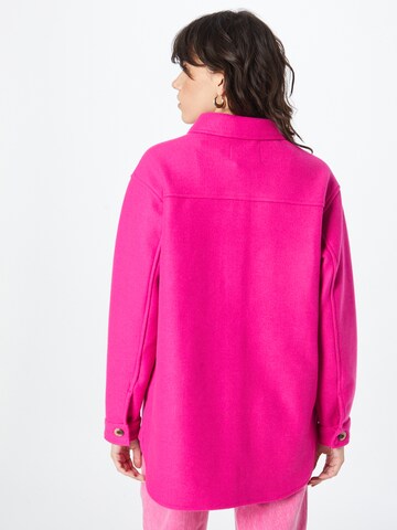 PIECES Between-season jacket 'Judy' in Pink