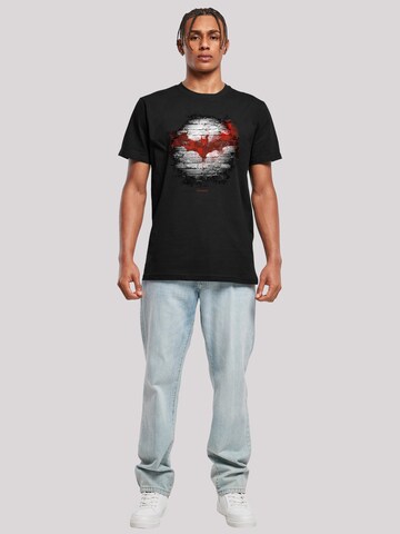 T-Shirt 'Batman Logo Wall' F4NT4STIC en noir