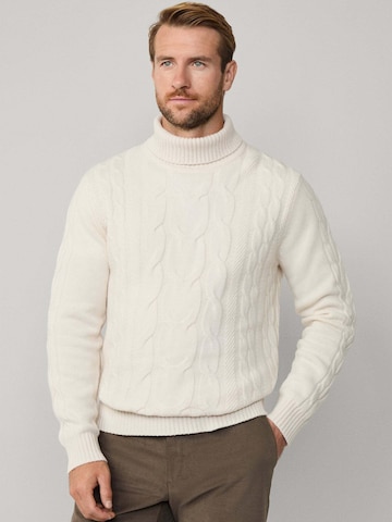 Hackett London Pullover in Weiß: Vorderseite