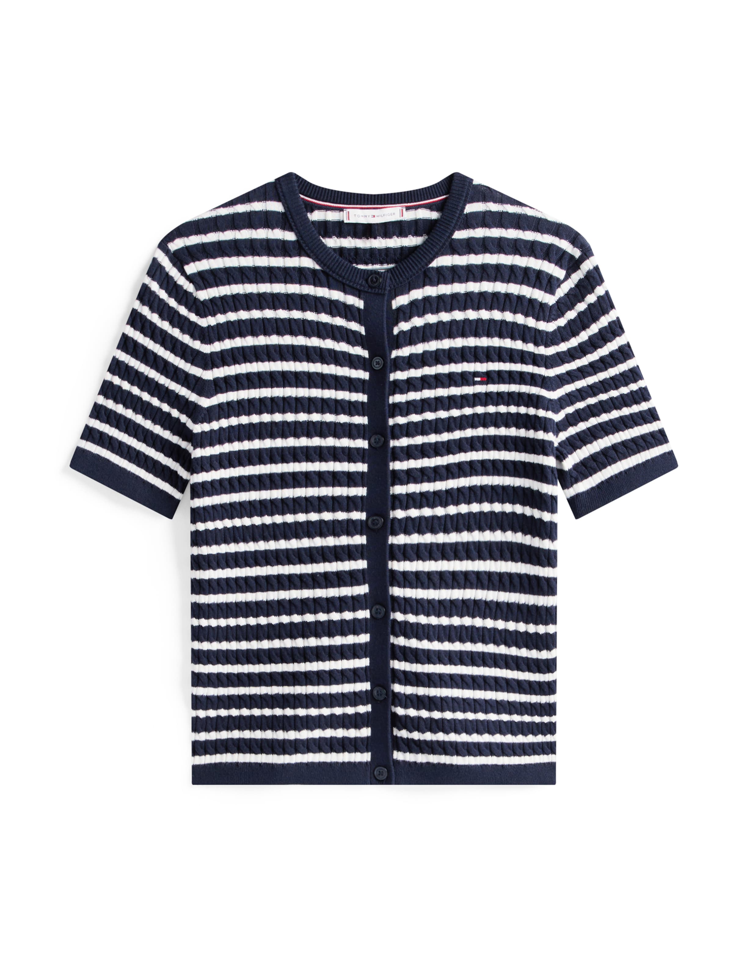 TOMMY HILFIGER Strickjacke in Blau: Vorderseite