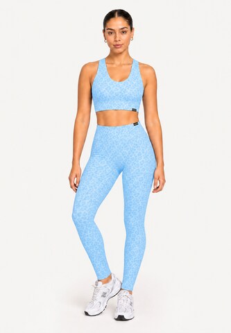 Smilodox Skinny Leggings ' Velvara ' in Blue