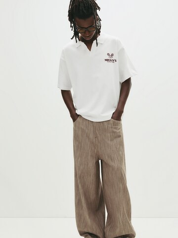 Pull&Bear Majica 'MICKEY' | bela barva