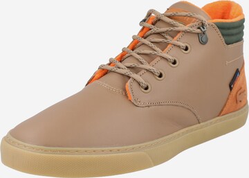LACOSTE Lace-Up Boots 'Eaparre' in Beige: front