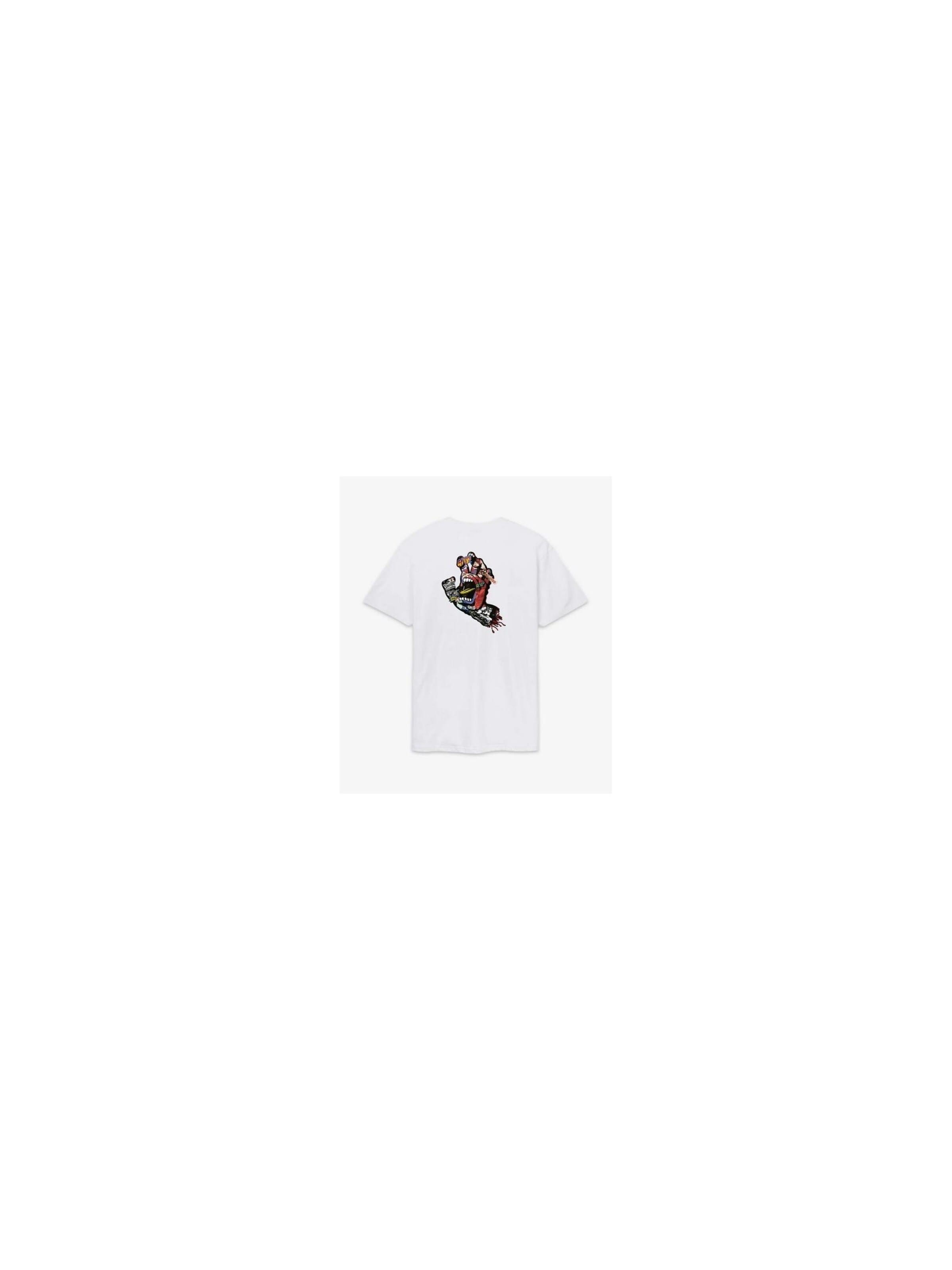 Santa Cruz - Camisa 'Camiseta santa cruz blanca collage hand tee' em branco