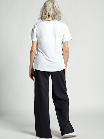 SPORTKIND Flared Workout Pants 'Trainingshose weit' in Black