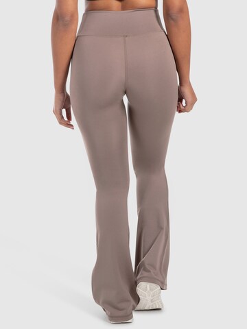 Smilodox Flared Leggings ' Loreen ' in Brown