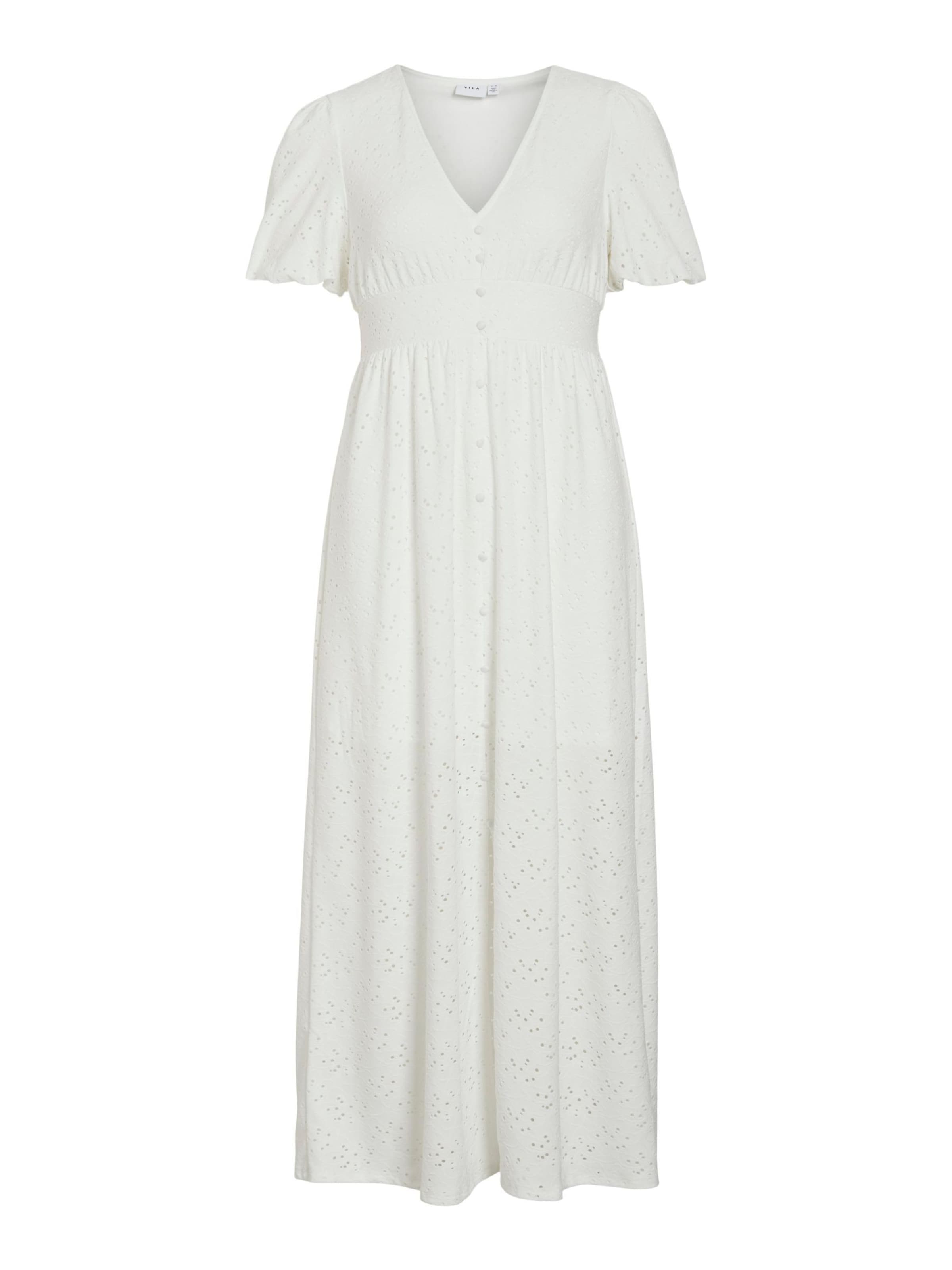 VILA Kleid 'VIKawa' in Weiß: Vorderseite
